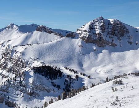 Jackson Hole Winter Mountains