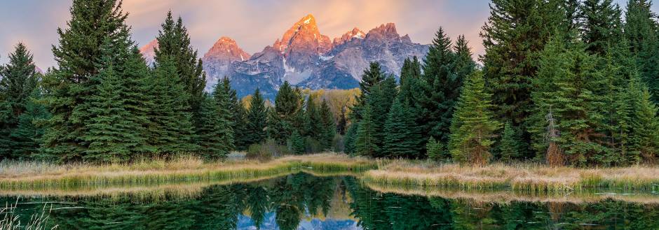 Grand Teton Sunrise At Schwabacher Landing